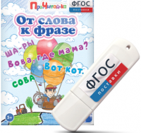 Игры для чтения слов и словосочетаний "От слова к фразе" на USB - носителе - fgospostavki.ru - Шумерля