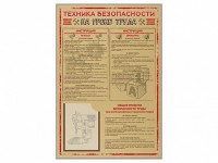 Стенд-уголок "Техника безопасности на уроках труда" - fgospostavki.ru - Шумерля