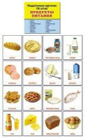 Раздаточные карточки "Продукты питания" - fgospostavki.ru - Шумерля