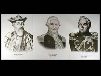 Портреты путешественников (25 штук, формат А3) - fgospostavki.ru - Шумерля