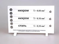 Прибор для демонстрации зависимости сопротивления проводника от его длины, сечения и материала - fgospostavki.ru - Шумерля
