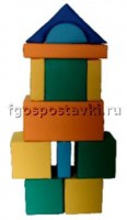 Мягкий модуль-конструктор "Городок" (12 элементов) - fgospostavki.ru - Шумерля