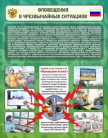 Стенд "Оповещения в чрезвычайных ситуациях" - fgospostavki.ru - Шумерля