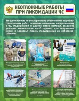 Стенд "Неотложные работы при ликвидации ЧС" - fgospostavki.ru - Шумерля