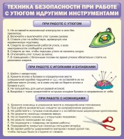Стенд "Техника безопасности при работе с утюгом" - fgospostavki.ru - Шумерля