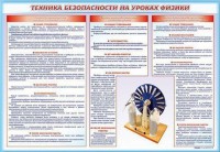 Стенд-уголок "Техника безопасности на уроках физики" - fgospostavki.ru - Шумерля