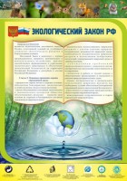 Стенд "Экологический закон РФ" - fgospostavki.ru - Шумерля
