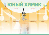 Стенд "Юный химик" Вариант 1 - fgospostavki.ru - Шумерля