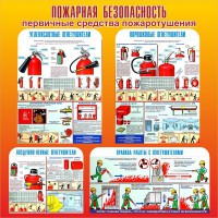 Стенд "Пожарная безопасность" Вариант 2 - fgospostavki.ru - Шумерля
