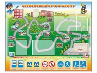 Стенд "Безопасный путь в школу" с комплектом сменных карточек - fgospostavki.ru - Шумерля