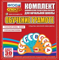 Динамические раздаточные пособия. Обучение грамоте (веера). Гласные буквы, знаки, согласные буквы. - fgospostavki.ru - Шумерля