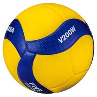 Мяч волейбольный Mikasa V200W (размер 5, синтетическая кожа, профессиональный) - fgospostavki.ru - Шумерля