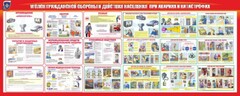 Стенд "Уголок гражданской обороны и действия населения в чрезвычайных ситуациях" - fgospostavki.ru - Шумерля