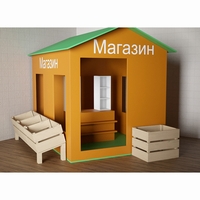 Игровой домик «Рынок» - fgospostavki.ru - Шумерля