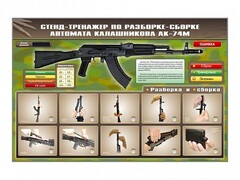Стенд-тренажер по сборке-разборке автомата Калашникова АК-74М - fgospostavki.ru - Шумерля