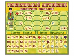 Комплект оборудования "Английский алфавит" с комплектом тематических магнитов - fgospostavki.ru - Шумерля