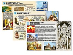 Комплект таблиц по истории "История древнего мира. Часть 1" раздаточные (цветные, ламинированные, А4, 8 штук) - fgospostavki.ru - Шумерля