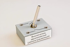 Выключатель двухполюсный (демонстрационный) - fgospostavki.ru - Шумерля