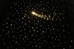 Настенный фибероптический ковер «Звездное небо» 1,45х1,45 м, 120 звезд в комплекте со светогенератором - fgospostavki.ru - Шумерля