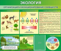 Стенд "Экология. Организация и функционирование сообществ" - fgospostavki.ru - Шумерля