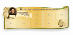 Стенд резной "Из дальних странствий возвратясь" - fgospostavki.ru - Шумерля