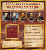 Стенд "Российская Империя" - fgospostavki.ru - Шумерля
