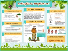 Стенд "Клещевой энцефалит" - fgospostavki.ru - Шумерля
