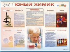 Стенд-уголок "Юный химик" - fgospostavki.ru - Шумерля