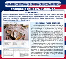 Стенд "Столовые приборы и посуда" - fgospostavki.ru - Шумерля