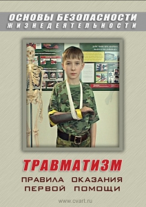 DVD "ОБЖ. Травматизм. Оказание первой медпомощи" - fgospostavki.ru - Шумерля