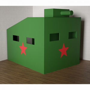 Игровой домик «Танк» - fgospostavki.ru - Шумерля