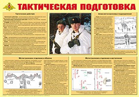 Плакат "Тактическая подготовка" - fgospostavki.ru - Шумерля