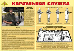 Плакат "Караульная служба" - fgospostavki.ru - Шумерля