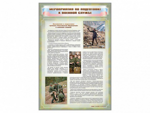 Стенд "Мероприятия обязательной подготовки граждан к военной службе" - fgospostavki.ru - Шумерля