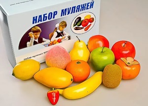 Набор муляжей фруктов - fgospostavki.ru - Шумерля