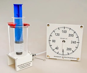 Прибор для изучения газовых законов (с манометром) - fgospostavki.ru - Шумерля
