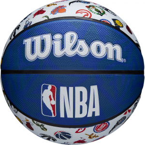 Мяч баскетбольный Wilson NBA All Team (размер 7, резина, тренировочный) - fgospostavki.ru - Шумерля