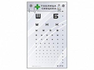 Интерактивный стенд "Таблица Сивцева" - fgospostavki.ru - Шумерля