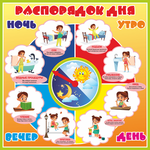 Стенд "Распорядок дня" - fgospostavki.ru - Шумерля