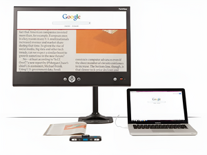 Видеоувеличитель ClearView C Flex с монитором Twinview 24” - fgospostavki.ru - Шумерля