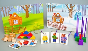 Игровой набор Фребеля "Заюшкина избушка" (серия "Сказочный мир". Выпуск 1) - fgospostavki.ru - Шумерля