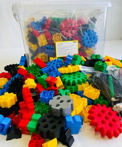 Конструктор STEM "Шестеренки" 400 деталей - fgospostavki.ru - Шумерля
