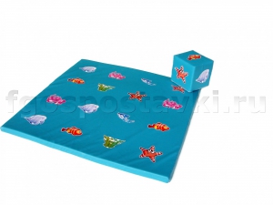 Игровой мат "Море" с кубиком - fgospostavki.ru - Шумерля