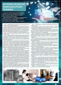 Стенд "История развития компьютерной техники" Вариант 1 - fgospostavki.ru - Шумерля