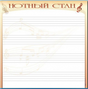 Доска магнитно-маркерная "Нотный стан" - fgospostavki.ru - Шумерля