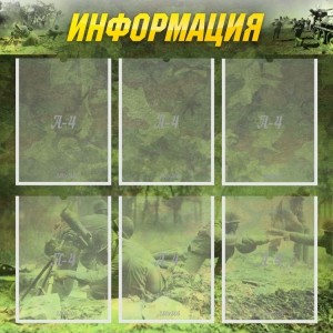 Стенд "Информация" Вариант 5 - fgospostavki.ru - Шумерля