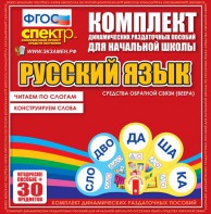 Динамические раздаточные пособия. Русский язык (веера). Читаем по слогам (слоги из двух букв). Конструируем слова (слоги из двух и трех букв). - fgospostavki.ru - Шумерля