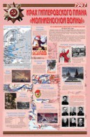 Плакат "Великая Отечественная война: Крах гитлеровского плана «молниеносной войны» " - fgospostavki.ru - Шумерля