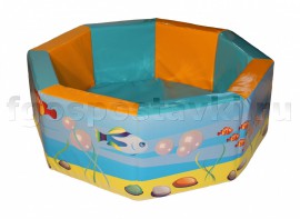 Сухой бассейн восьмигранный с шелкографией - fgospostavki.ru - Шумерля