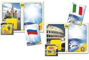 Настольно-печатная игра "Флаги стран мира 1. Европа" - fgospostavki.ru - Шумерля